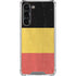 Belgium Flag Distressed Galaxy S23 Plus Clear Case